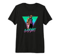 Marvel X Gambit Epic Neon 80S Portrait T-Shirt - Fun Novelty Design Unisex - T-Shirt, Sweatshirt, Hoodie
