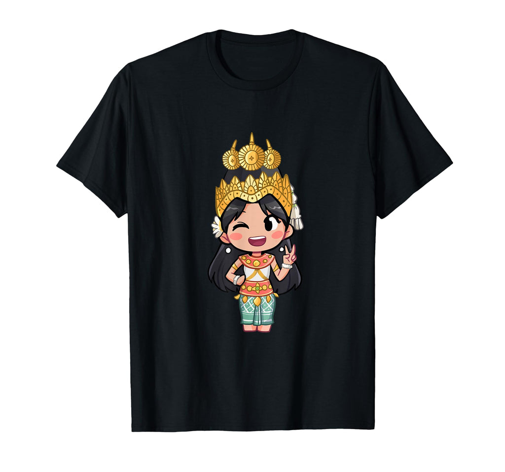 Anime Cambodian Khmer Apsara Peace And T-Shirt - Novelty Apparel Unisex - T-Shirt, Sweatshirt, Hoodie