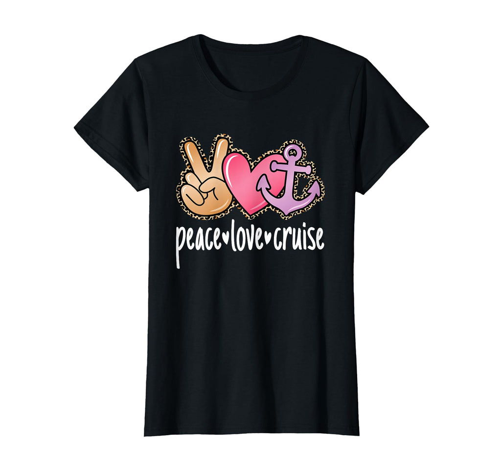 Peace Love Cruise Sea Trip T-Shirt - Casual Everyday Wear for Adults - T-Shirt, Sweatshirt, Hoodie