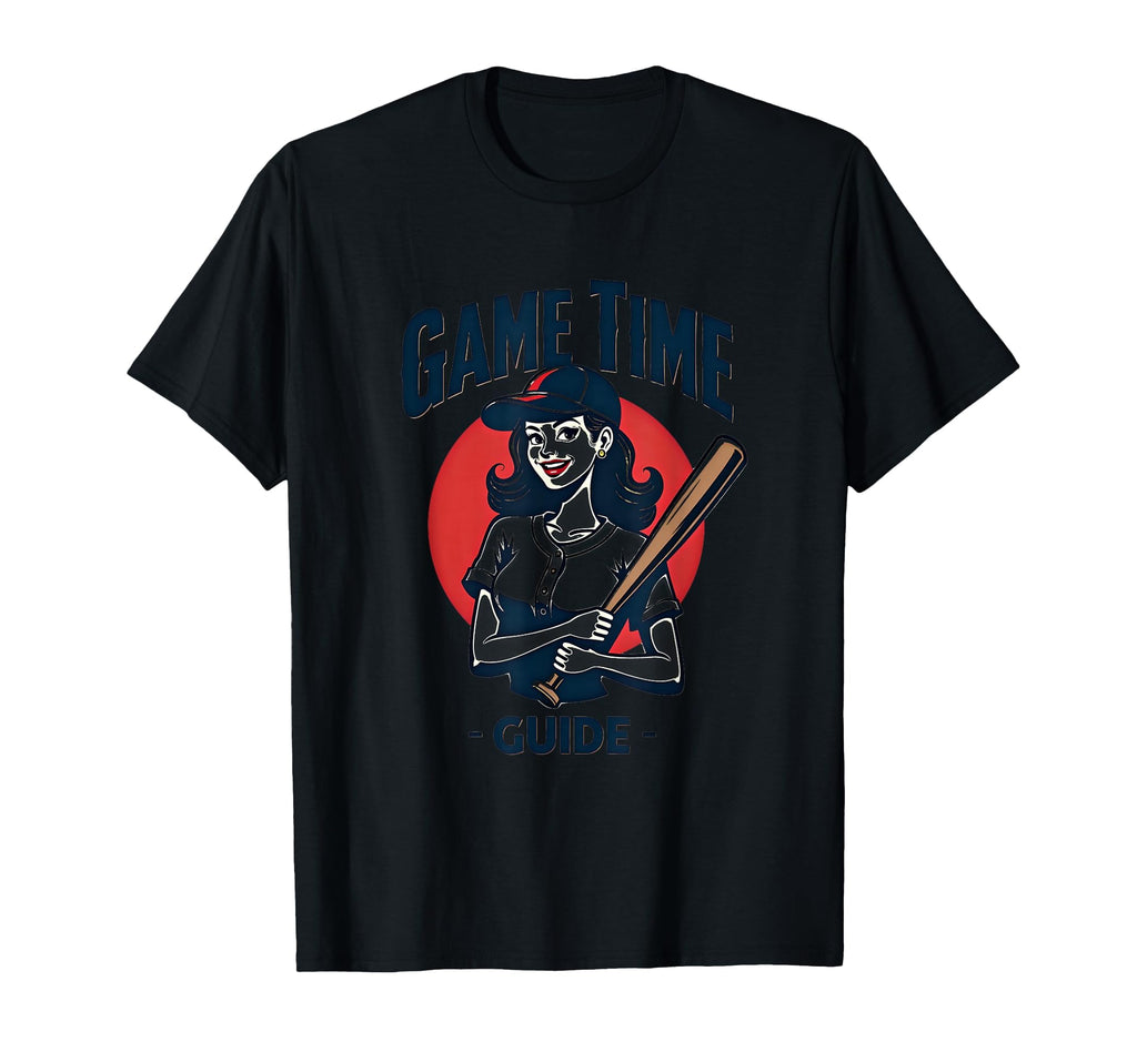 Game Time Guide Baseball Mom T-Shirt - Minimalist Print Men Women - T-Shirt, Sweatshirt, Hoodie