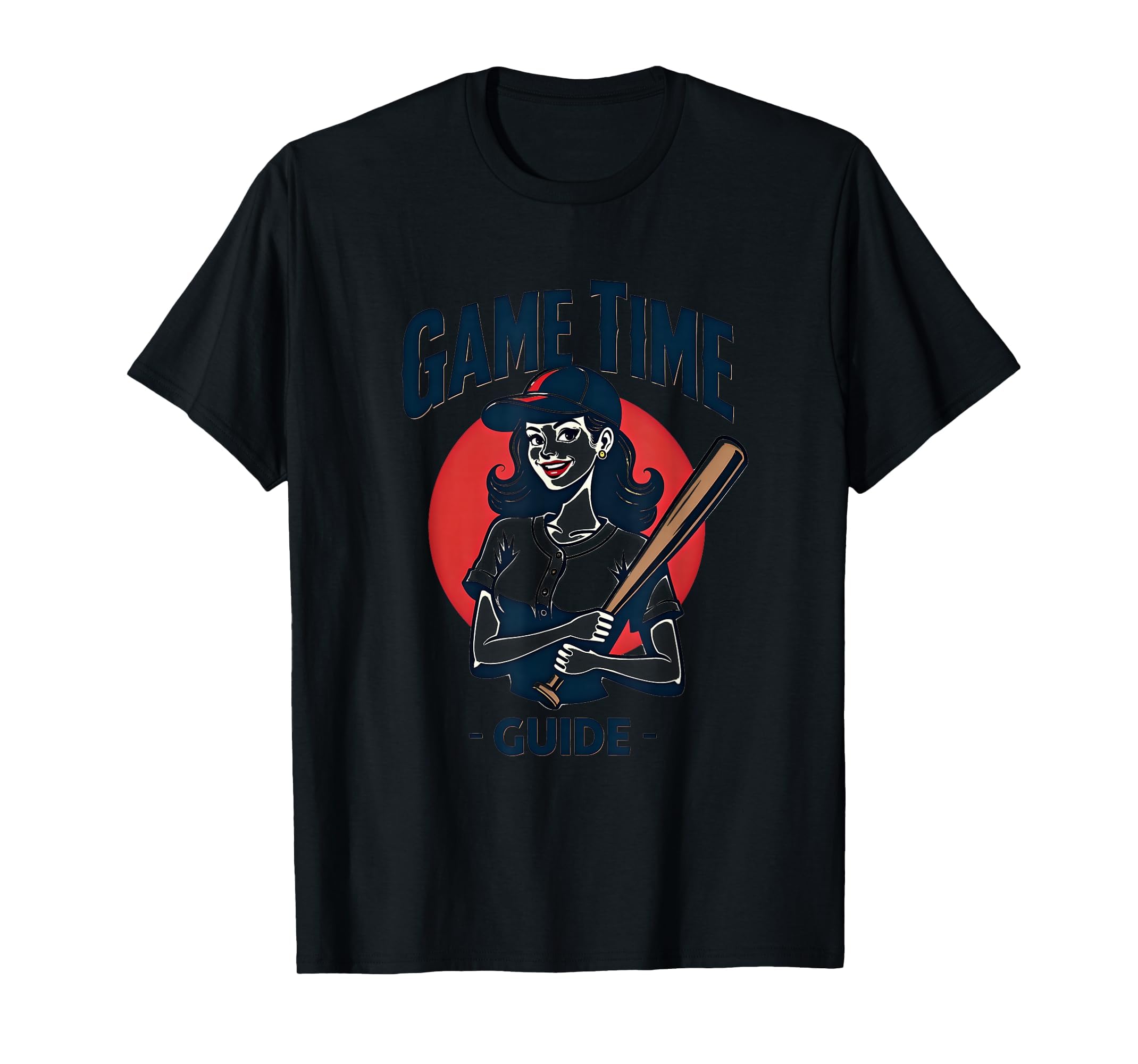 Game Time Guide Baseball Mom T-Shirt - Minimalist Print Men Women - T-Shirt, Sweatshirt, Hoodie