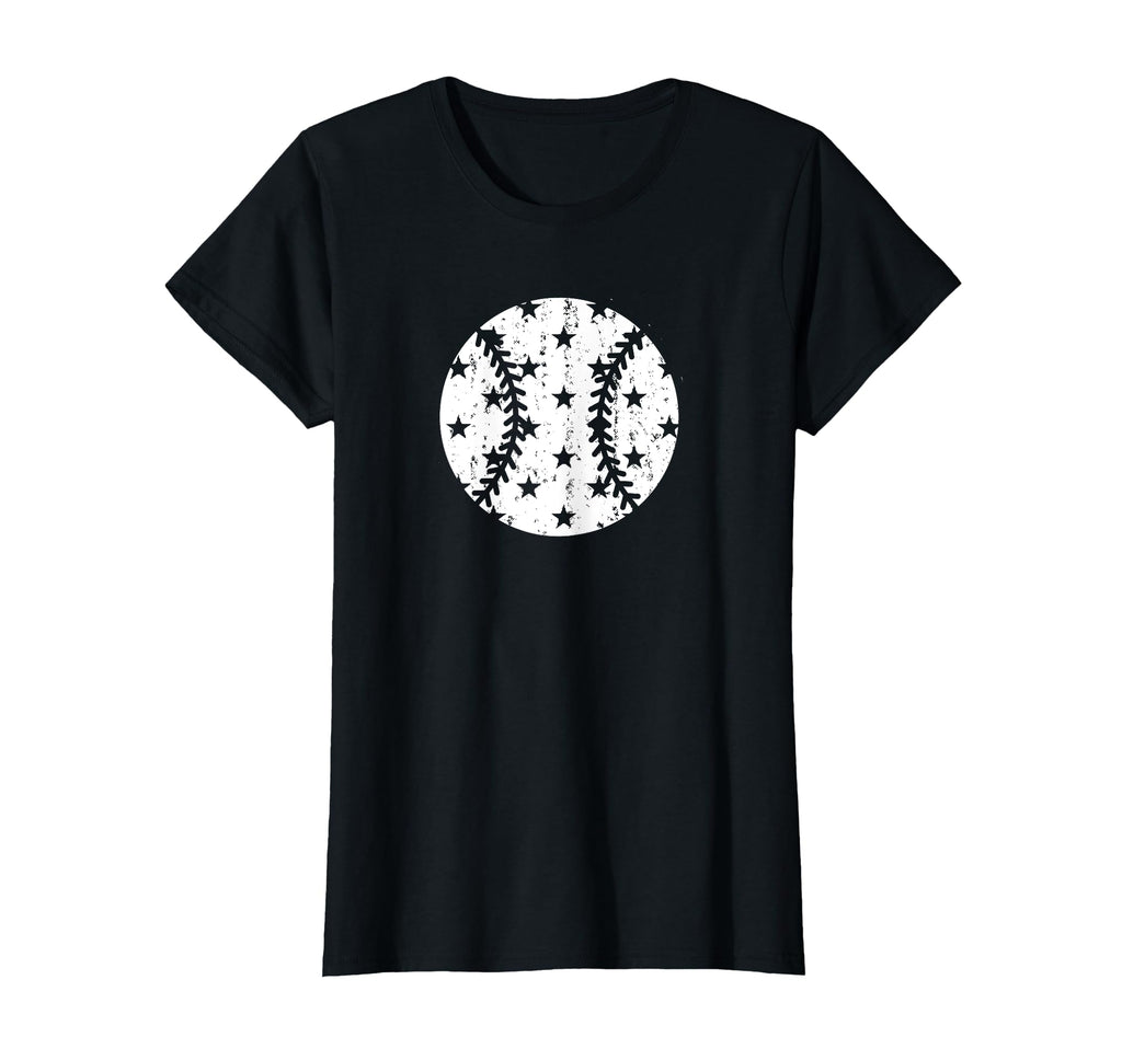 Baseball Stars Patriotic Mom Fourth July T-Shirt - Graphic Print Unisex - T-Shirt, Sweatshirt, Hoodie