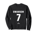 Dansby Swanson 7 Mlbpa Atlanta Sweatshirt - Novelty Apparel for Adults - T-Shirt, Sweatshirt, Hoodie