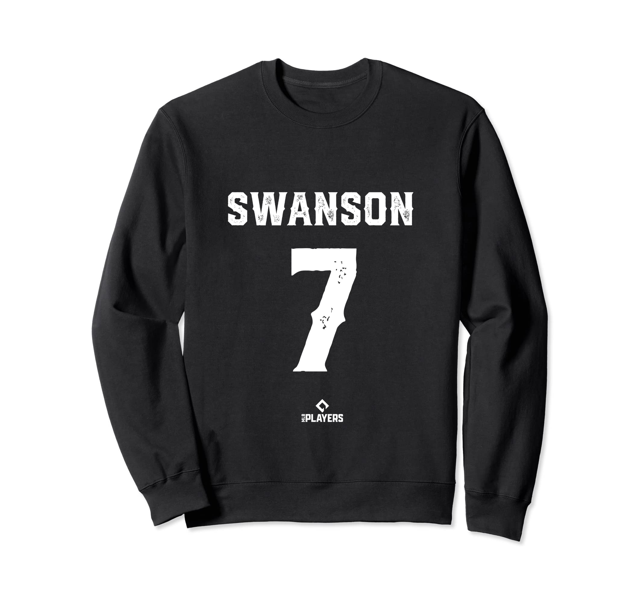 Dansby Swanson 7 Mlbpa Atlanta Sweatshirt - Novelty Apparel for Adults - T-Shirt, Sweatshirt, Hoodie