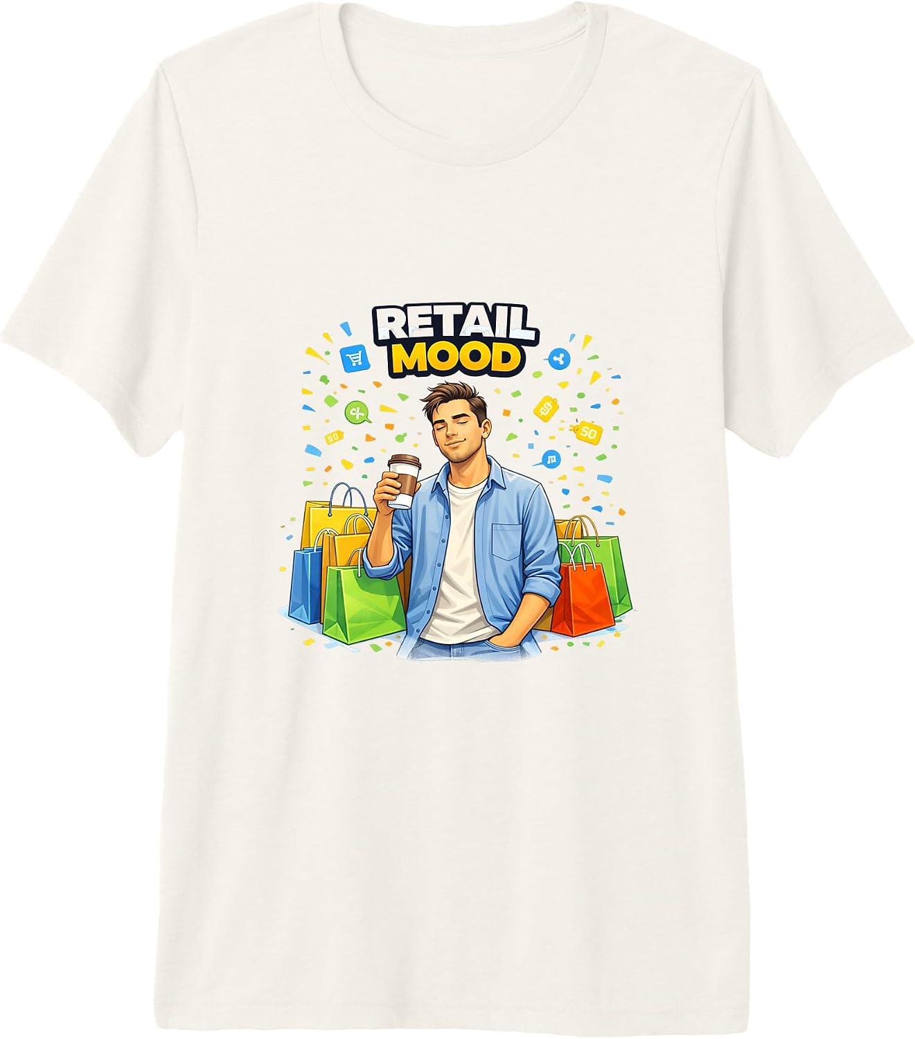 Relaxed Retail Graphic - Adult & Kids T-Shirts, Sweatshirts & Hoodies apparel design preview 1