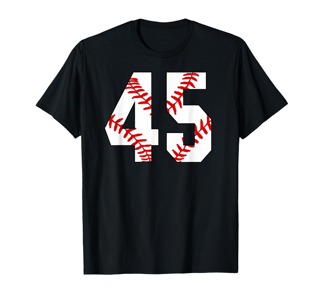 Baseball Mom 45 Jersey Baseball Favorite T-Shirt - Minimalist Print Unisex - T-Shirt, Sweatshirt, Hoodie