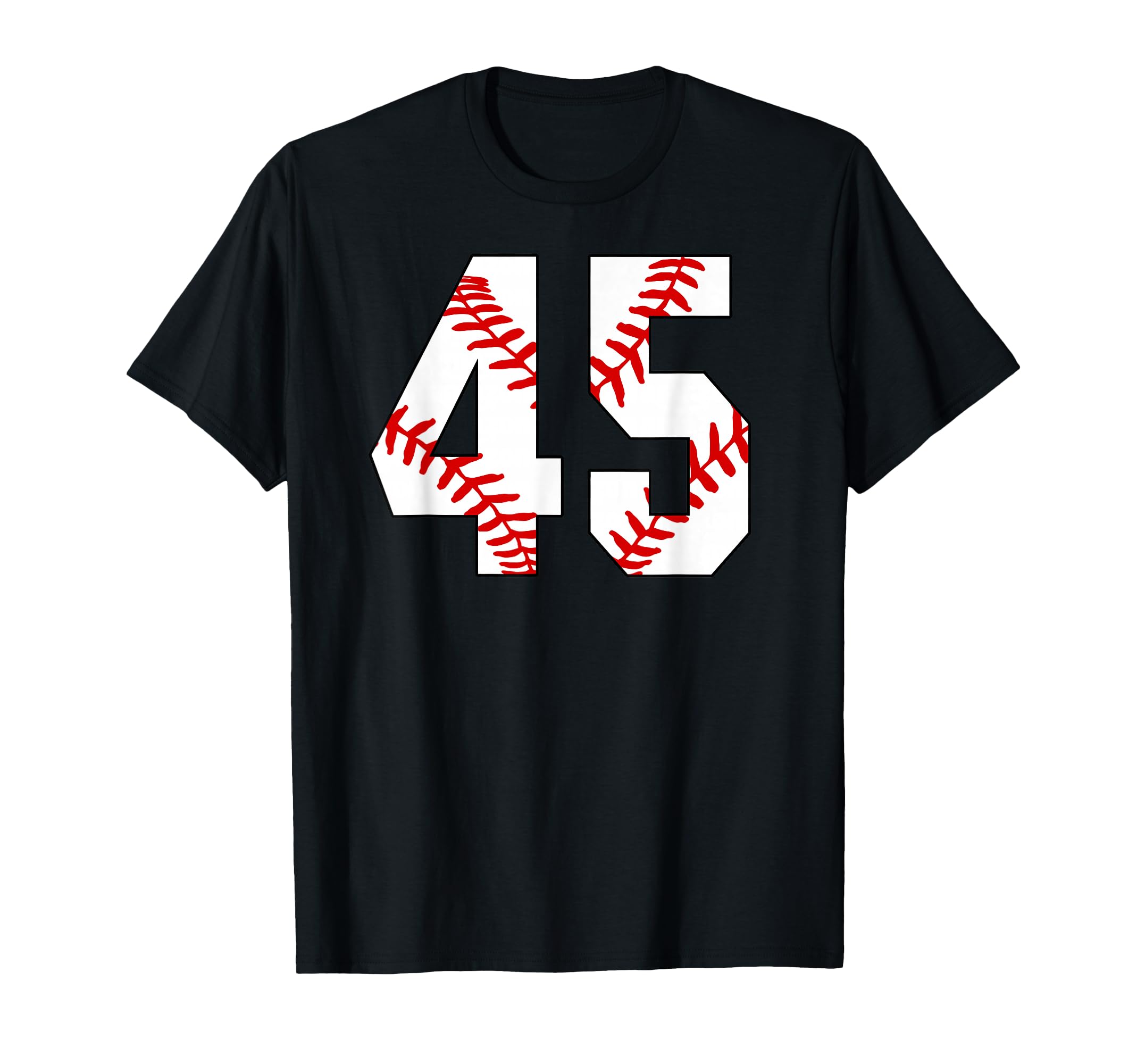 Baseball Mom 45 Jersey Baseball Favorite T-Shirt - Minimalist Print Unisex - T-Shirt, Sweatshirt, Hoodie