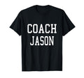 Coach Jason Custom Football Soccer T-Shirt - Trendy Graphic for Adults - T-Shirt, Sweatshirt, Hoodie