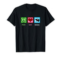 Referee Peace Love Referee Gift T-Shirt - Fun Novelty Design Unisex - T-Shirt, Sweatshirt, Hoodie