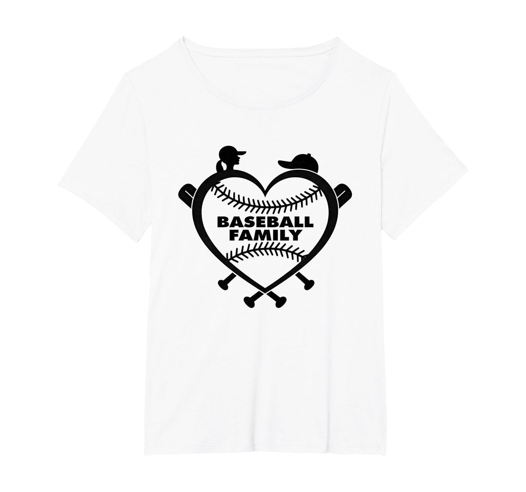 Baseball Family Sister Heart Love T-Shirt - Minimalist Print for Adults - T-Shirt, Sweatshirt, Hoodie