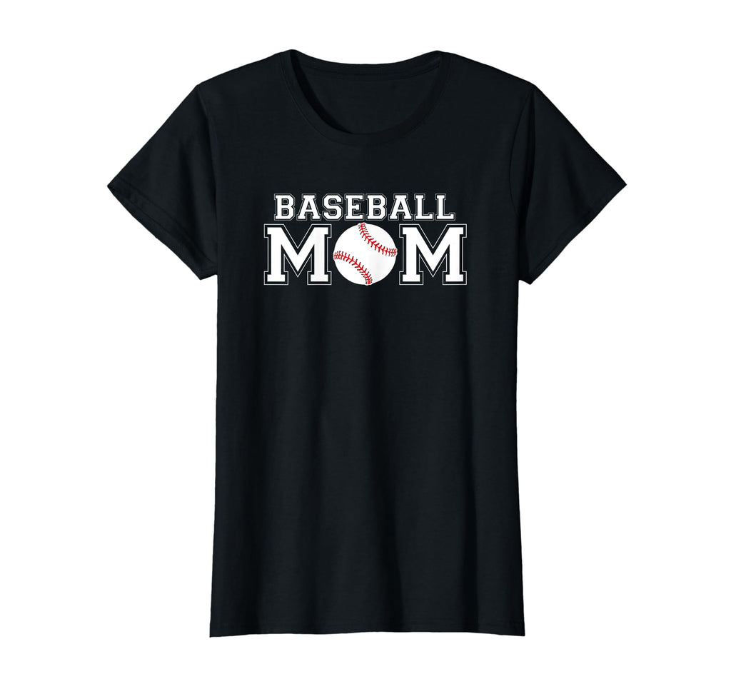 Womens Baseball Mom Mothers Day T-Shirt - Casual Everyday Wear Men Women - T-Shirt, Sweatshirt, Hoodie