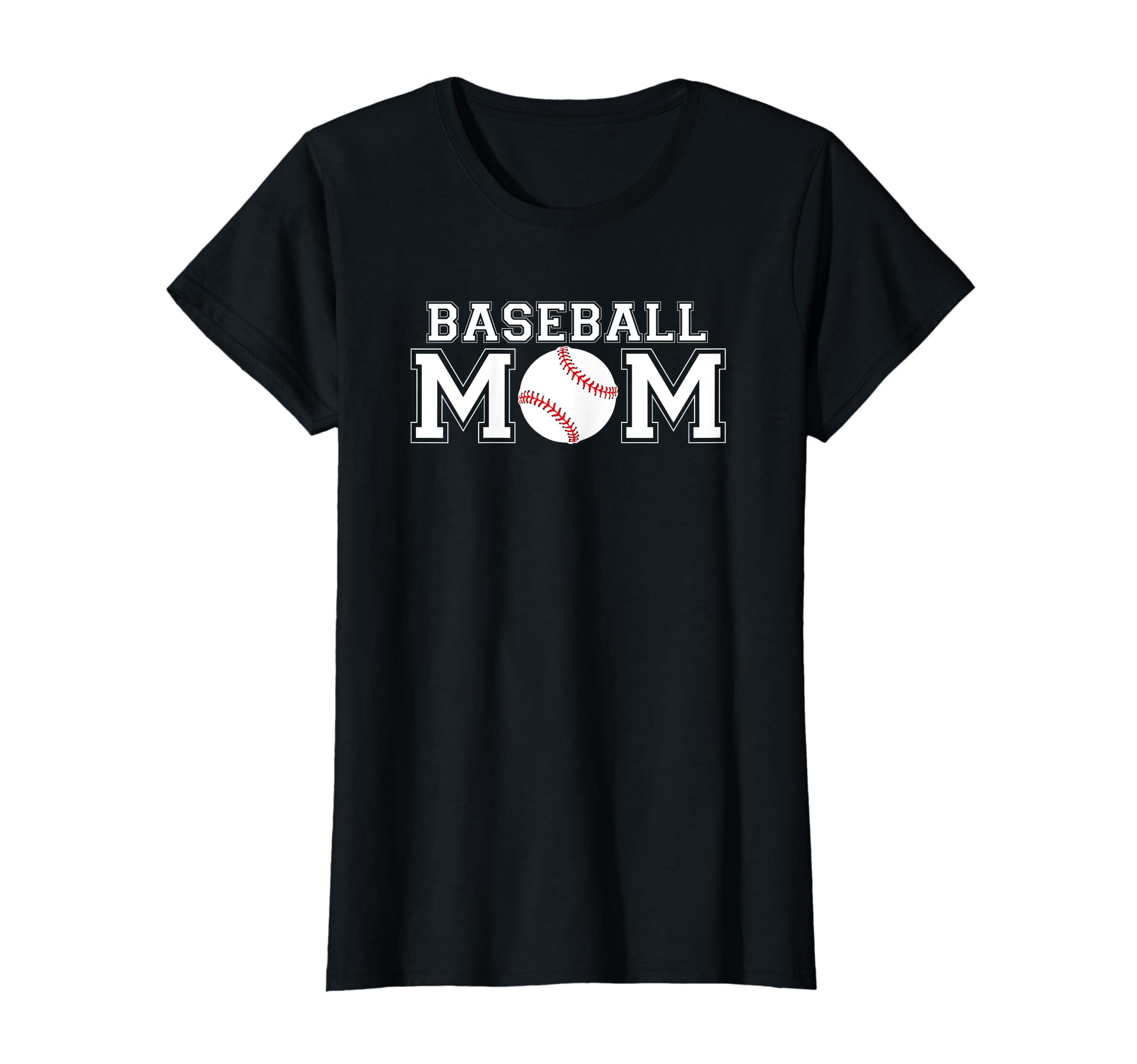 Womens Baseball Mom Mothers Day T-Shirt - Casual Everyday Wear Men Women - T-Shirt, Sweatshirt, Hoodie