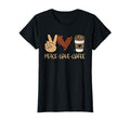 Leopard Peace Love Coffee T-Shirt - Streetwear Style Men Women - T-Shirt, Sweatshirt, Hoodie