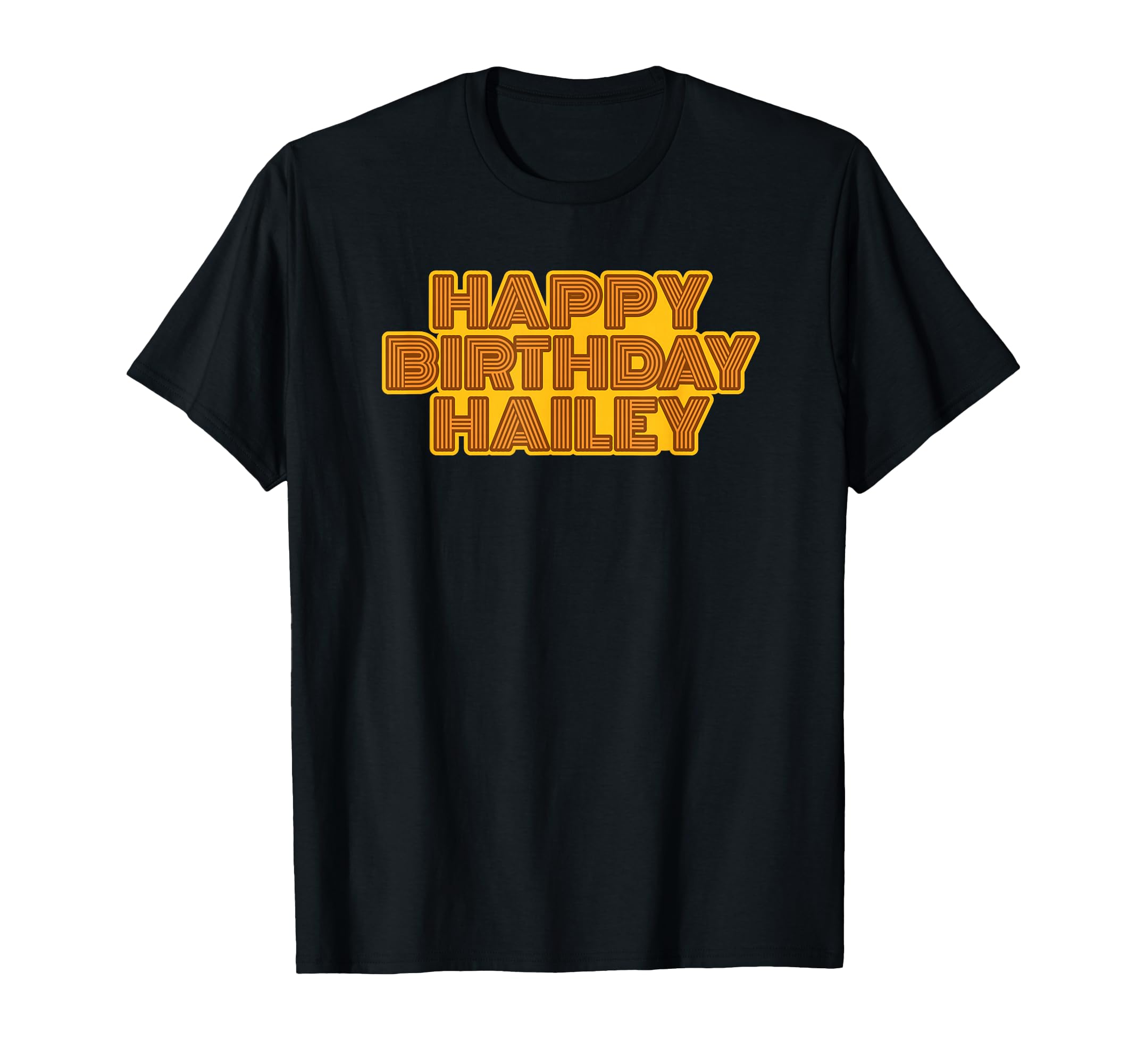 Happy Birthday Hailey Personalized T-Shirt - Aesthetic Graphic Men Women - T-Shirt, Sweatshirt, Hoodie