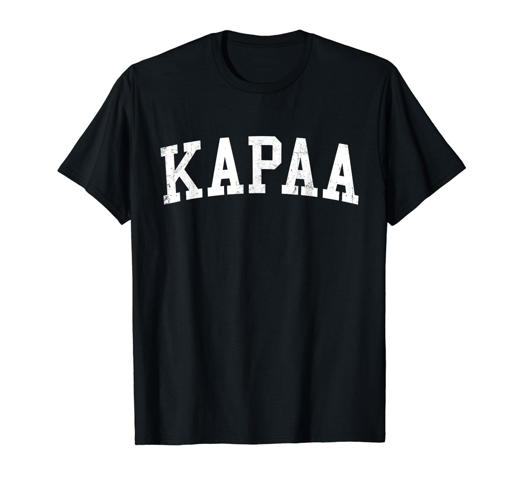 Kapaa Hi Distressed White Varsity T-Shirt - Fun Novelty Design Unisex - T-Shirt, Sweatshirt, Hoodie