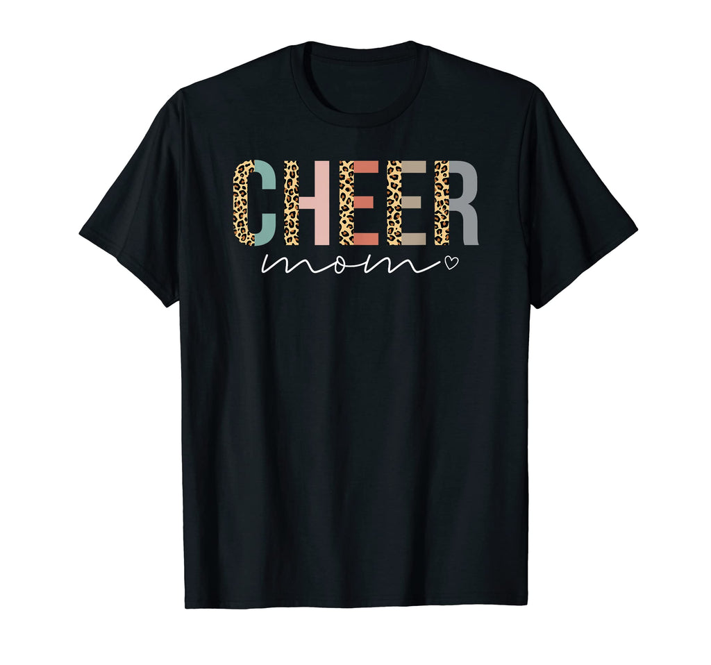 Cheer Mom Gifts Leopard Baseball Mama T-Shirt - Unique Graphic Men Women - T-Shirt, Sweatshirt, Hoodie