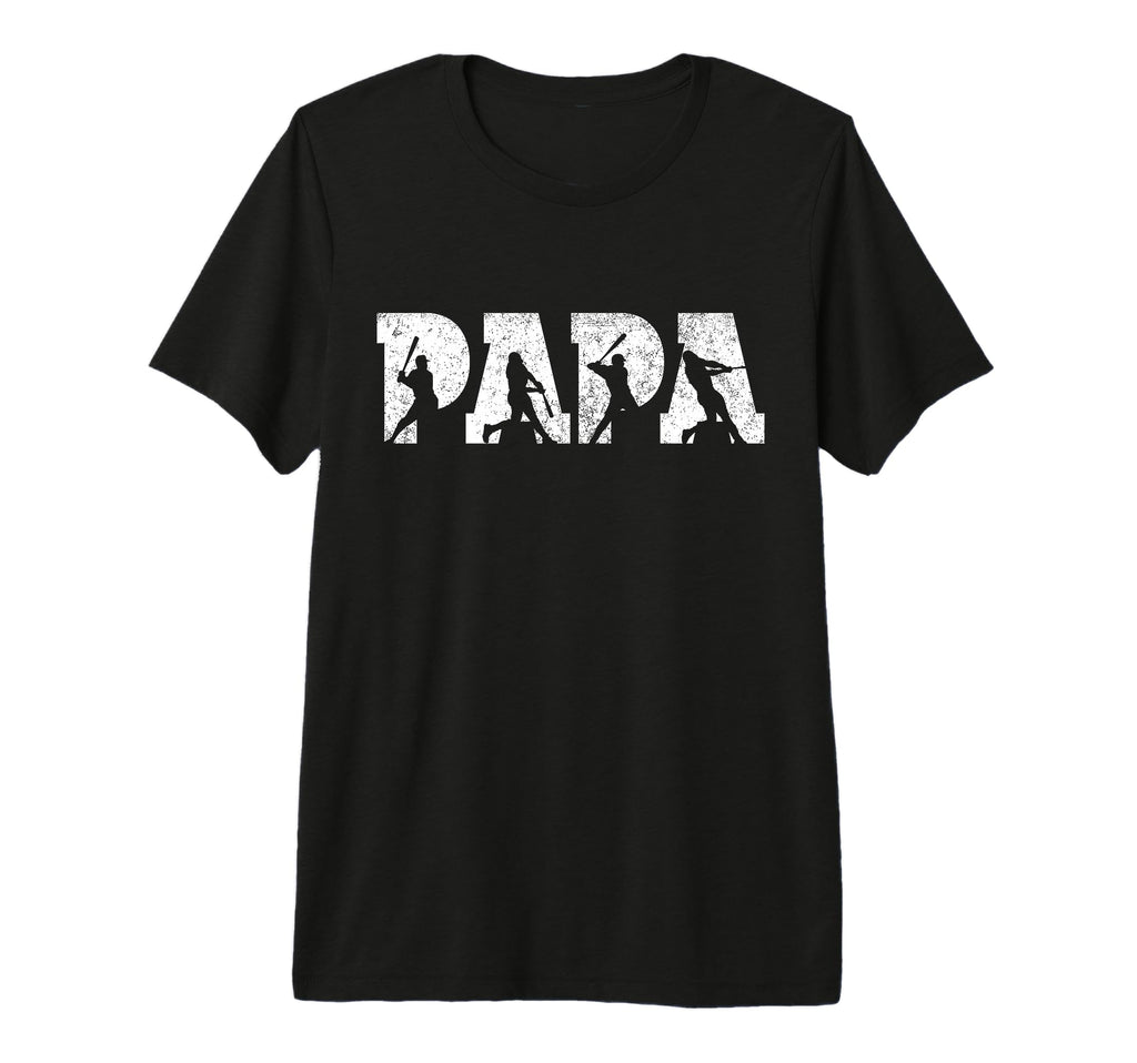 Baseball Papa Baseball Fathers Day T-Shirt - Aesthetic Graphic for Adults - T-Shirt, Sweatshirt, Hoodie