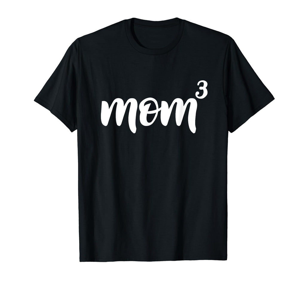 Mom Times Three Funny Distressed Witty T-Shirt - Fun Novelty Design Unisex - T-Shirt, Sweatshirt, Hoodie
