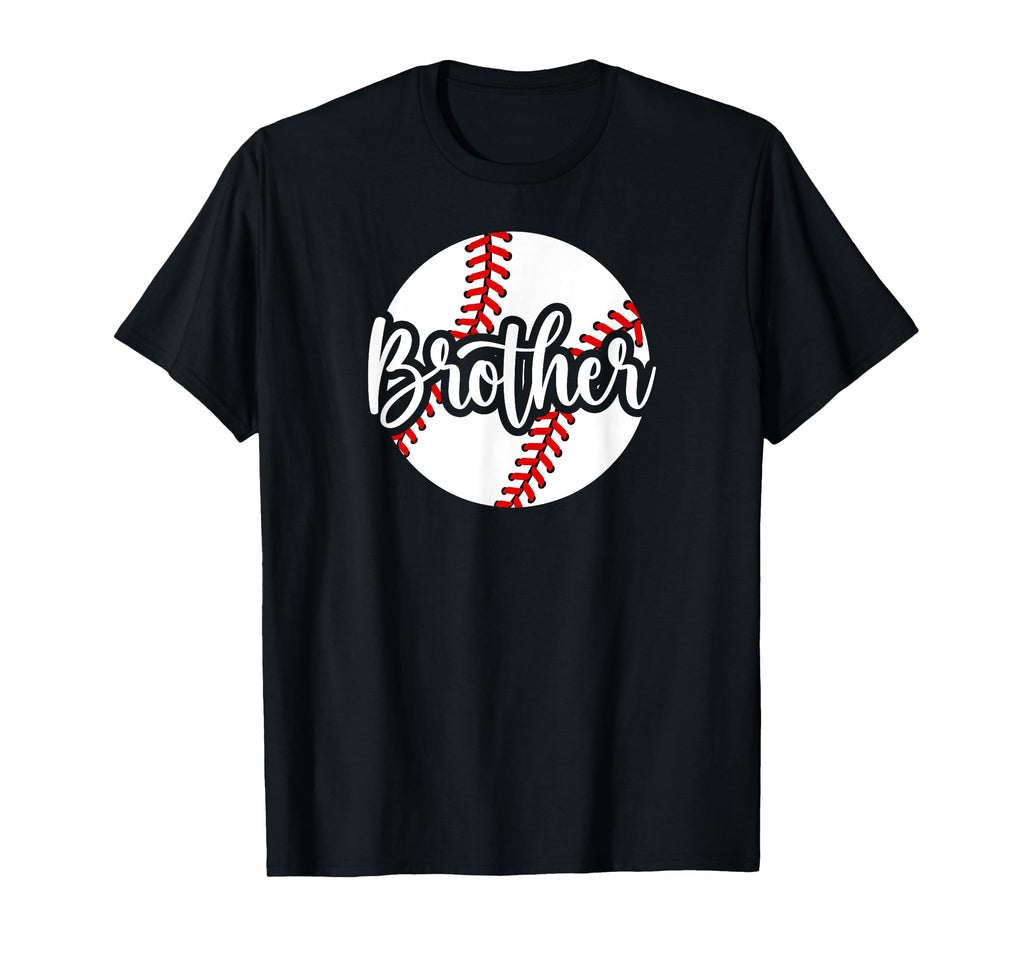 Brother Baseball Player Proud T-Shirt - Minimalist Print for Adults - T-Shirt, Sweatshirt, Hoodie