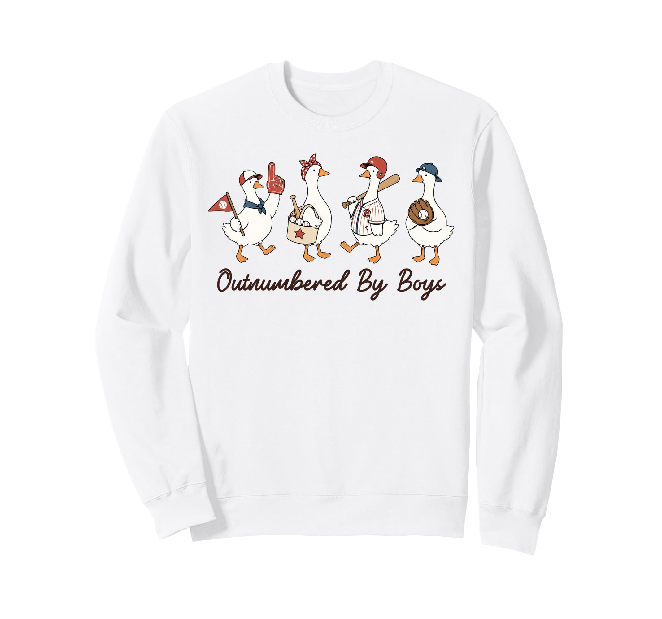 Baseball Mom Goose Game Day Sweatshirt - Unique Graphic for Adults - T-Shirt, Sweatshirt, Hoodie