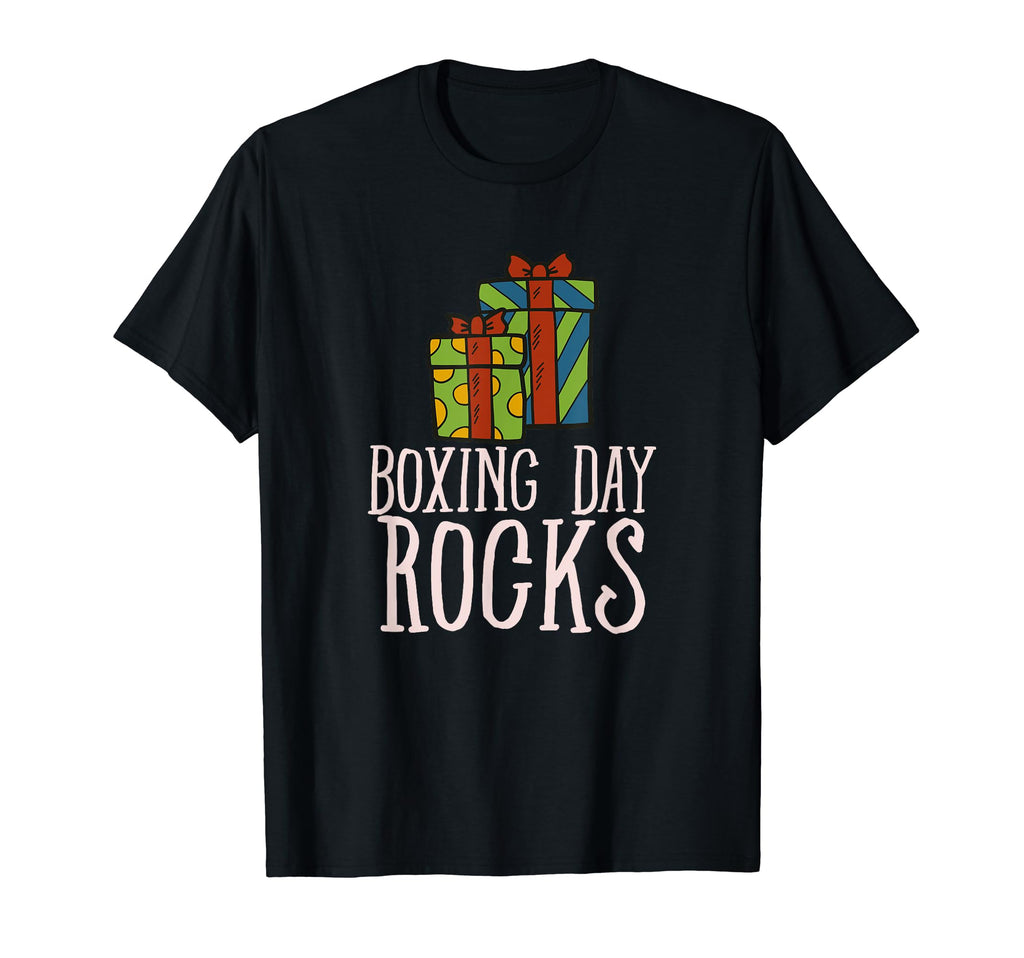 Boxing Day Rocks Box Shopping T-Shirt - Aesthetic Graphic for Adults - T-Shirt, Sweatshirt, Hoodie