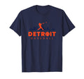 Detroit Baseball Minimalist Baseball T-Shirt - Custom Art Print Unisex - T-Shirt, Sweatshirt, Hoodie