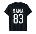 Number 83 Mama Biggest Fan Spirit T-Shirt - Fun Novelty Design for Adults - T-Shirt, Sweatshirt, Hoodie