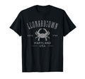 Leonardtown Maryland Distressed Crab T-Shirt - Novelty Apparel Unisex - T-Shirt, Sweatshirt, Hoodie