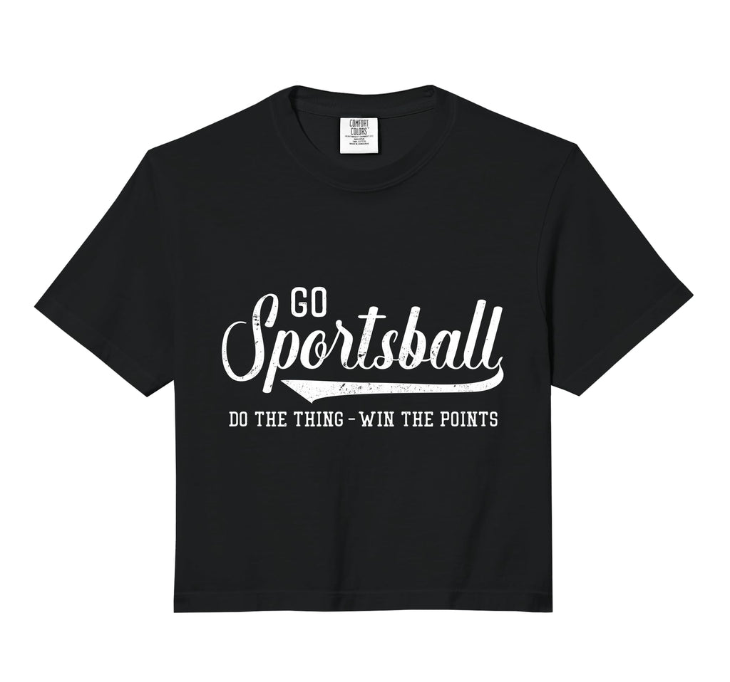 Go Sportsball Do Thing Win Points Sweatshirt - Minimalist Print Men Women - T-Shirt, Sweatshirt, Hoodie