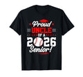 Proud Uncle 2026 Senior Baseball T-Shirt - Trendy Graphic Men Women - T-Shirt, Sweatshirt, Hoodie