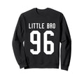 Number 96 Little Bro Biggest Fan Sweatshirt - Aesthetic Graphic for Adults - T-Shirt, Sweatshirt, Hoodie