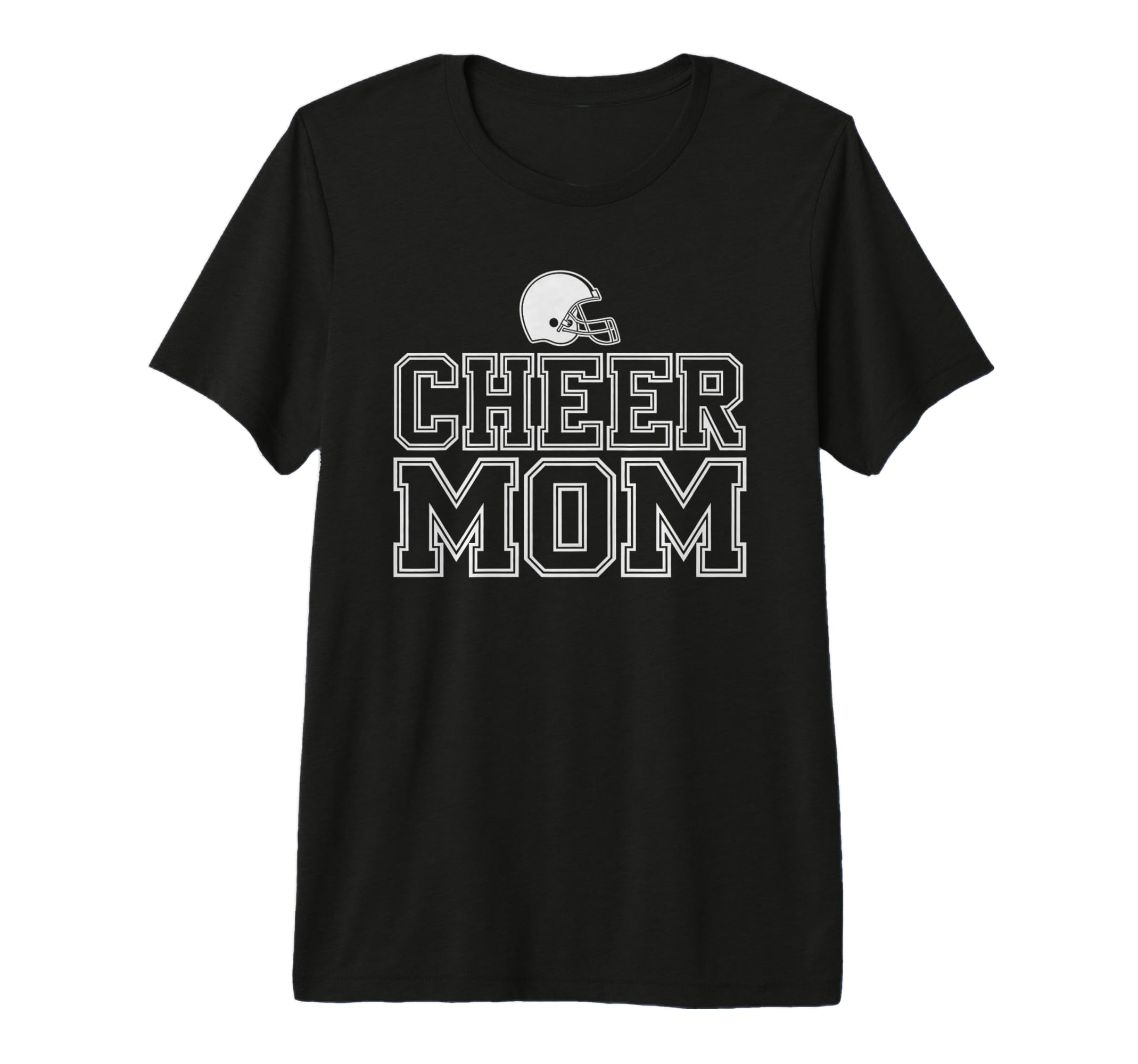 Cheer Mom Mother Bow Cheerleader T-Shirt - Fun Novelty Design for Adults - T-Shirt, Sweatshirt, Hoodie