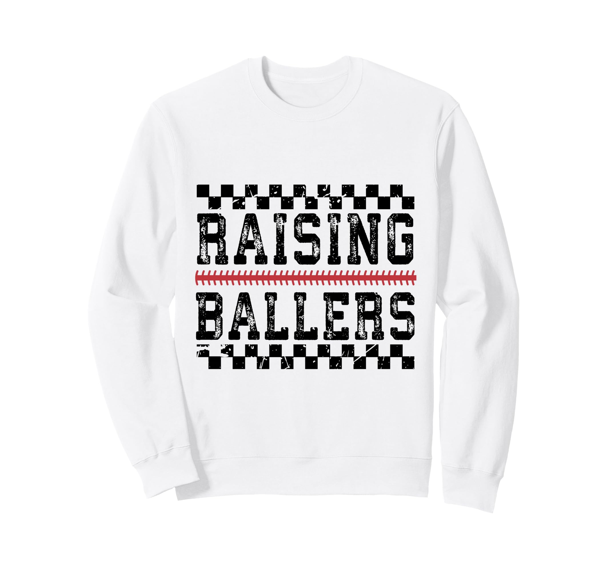 Raising Ballers Sports Parent Sweatshirt - Unique Graphic Men Women - T-Shirt, Sweatshirt, Hoodie