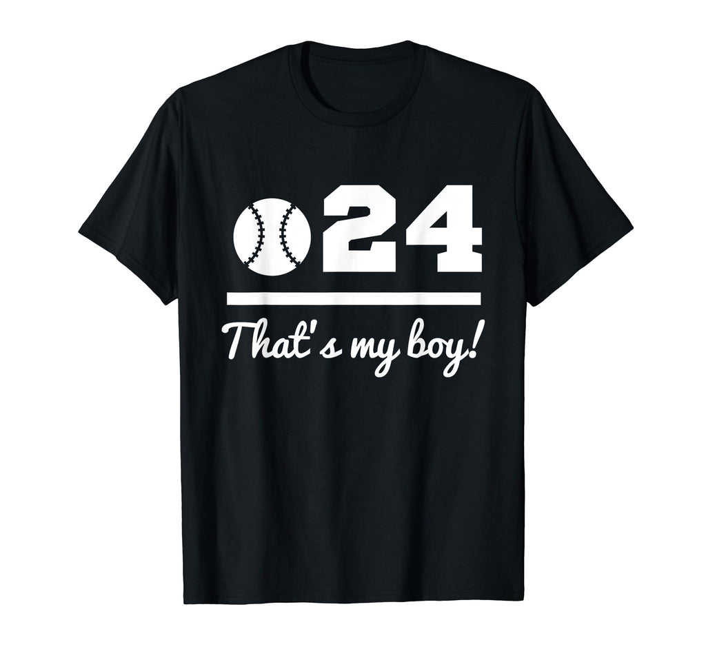 24 Baseball Mom Baseball Dad Baseball Gear T-Shirt - Trendy Graphic Unisex - T-Shirt, Sweatshirt, Hoodie