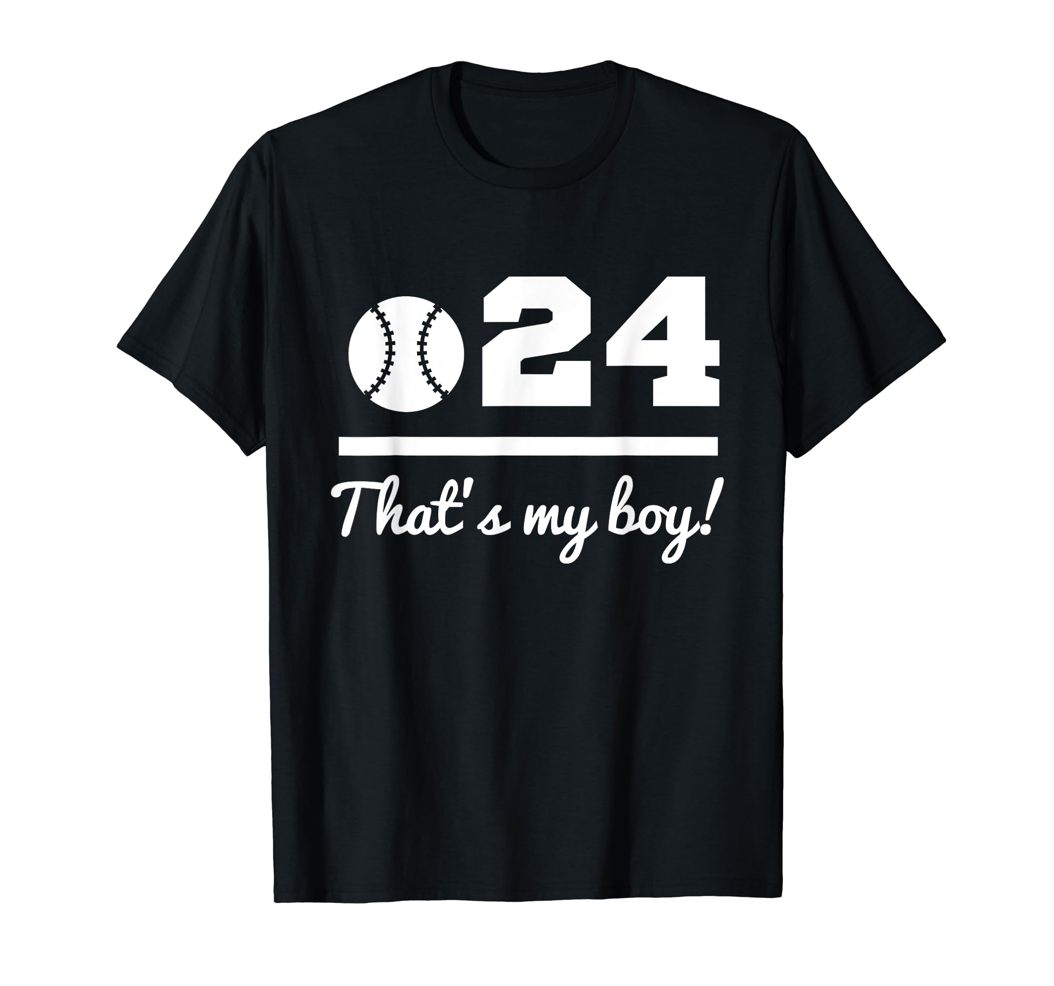 24 Baseball Mom Baseball Dad Baseball Gear T-Shirt - Trendy Graphic Unisex - T-Shirt, Sweatshirt, Hoodie