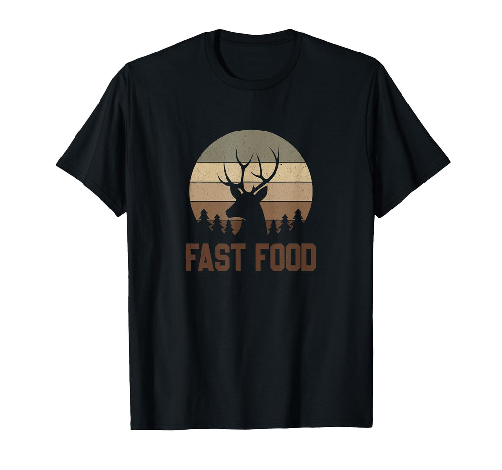 Fast Food Hunter Deer Hunting T-Shirt - Aesthetic Graphic for Adults - T-Shirt, Sweatshirt, Hoodie