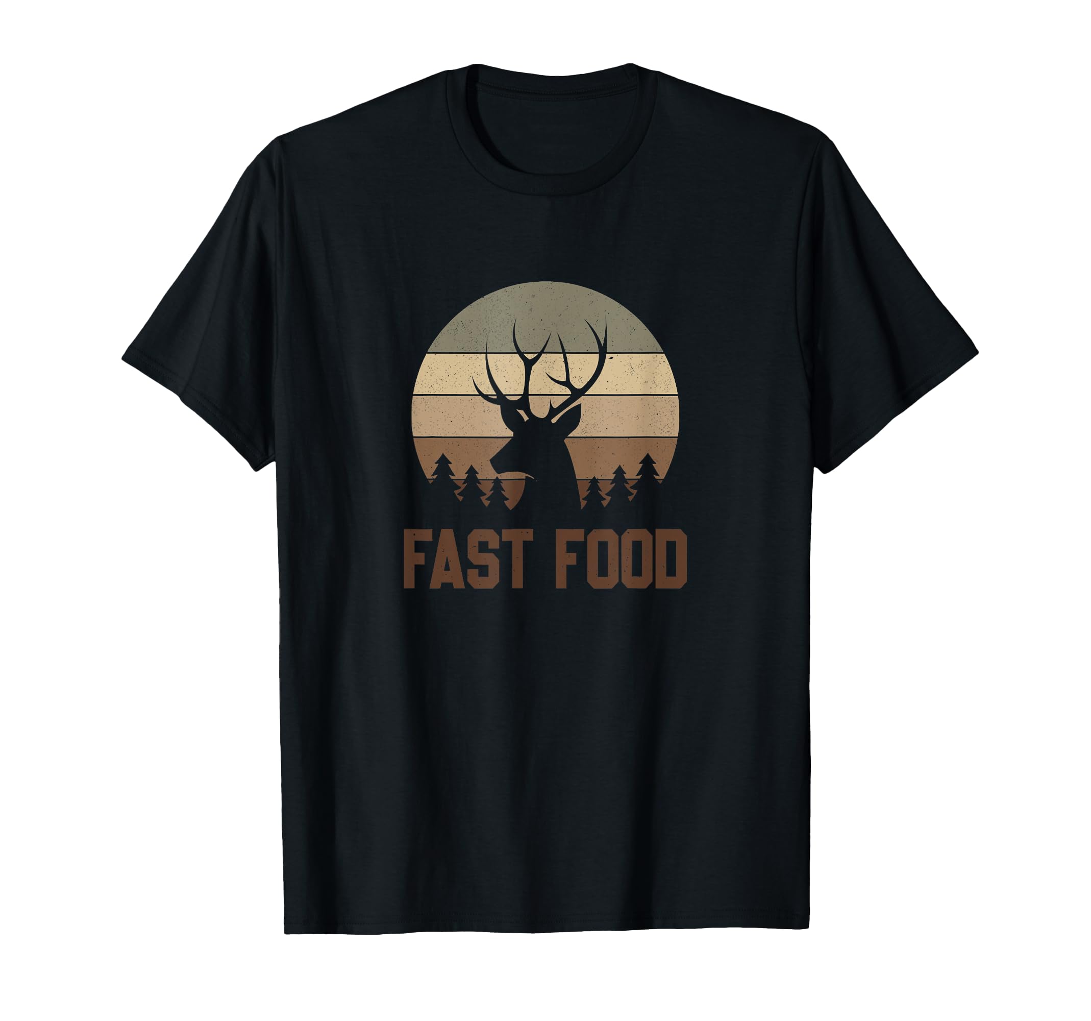 Fast Food Hunter Deer Hunting T-Shirt - Aesthetic Graphic for Adults - T-Shirt, Sweatshirt, Hoodie