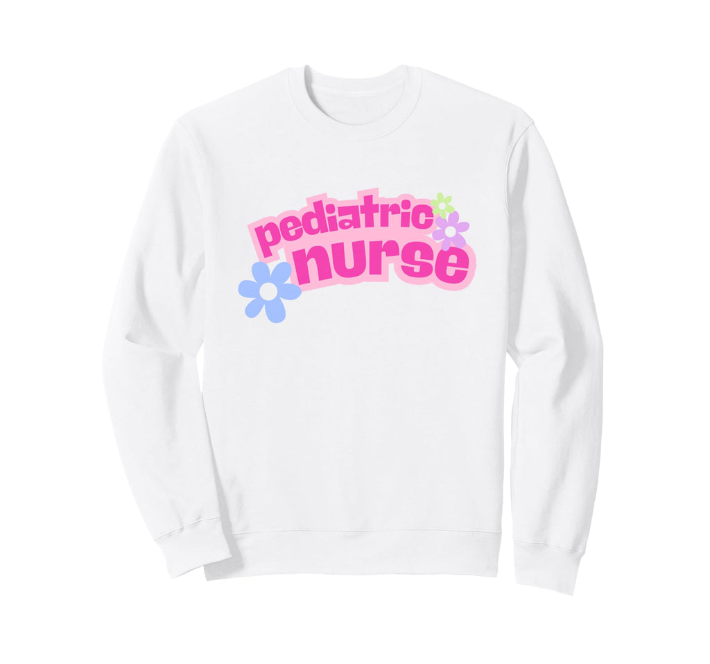 Pediatric Nurse Colorful 2000S Sweatshirt - Fun Novelty Design Unisex - T-Shirt, Sweatshirt, Hoodie