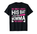 Funny Mom Baseball T-Shirt - Minimalist Print Unisex - T-Shirt, Sweatshirt, Hoodie