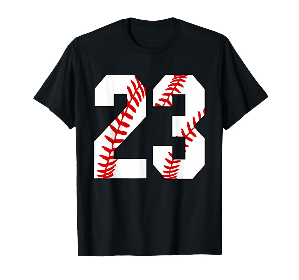 23 Baseball Mom Birthday Twenty Three T-Shirt - Minimalist Print Men Women - T-Shirt, Sweatshirt, Hoodie