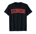 Escondido Ca Varsity Red Text T-Shirt - Custom Art Print Men Women - T-Shirt, Sweatshirt, Hoodie