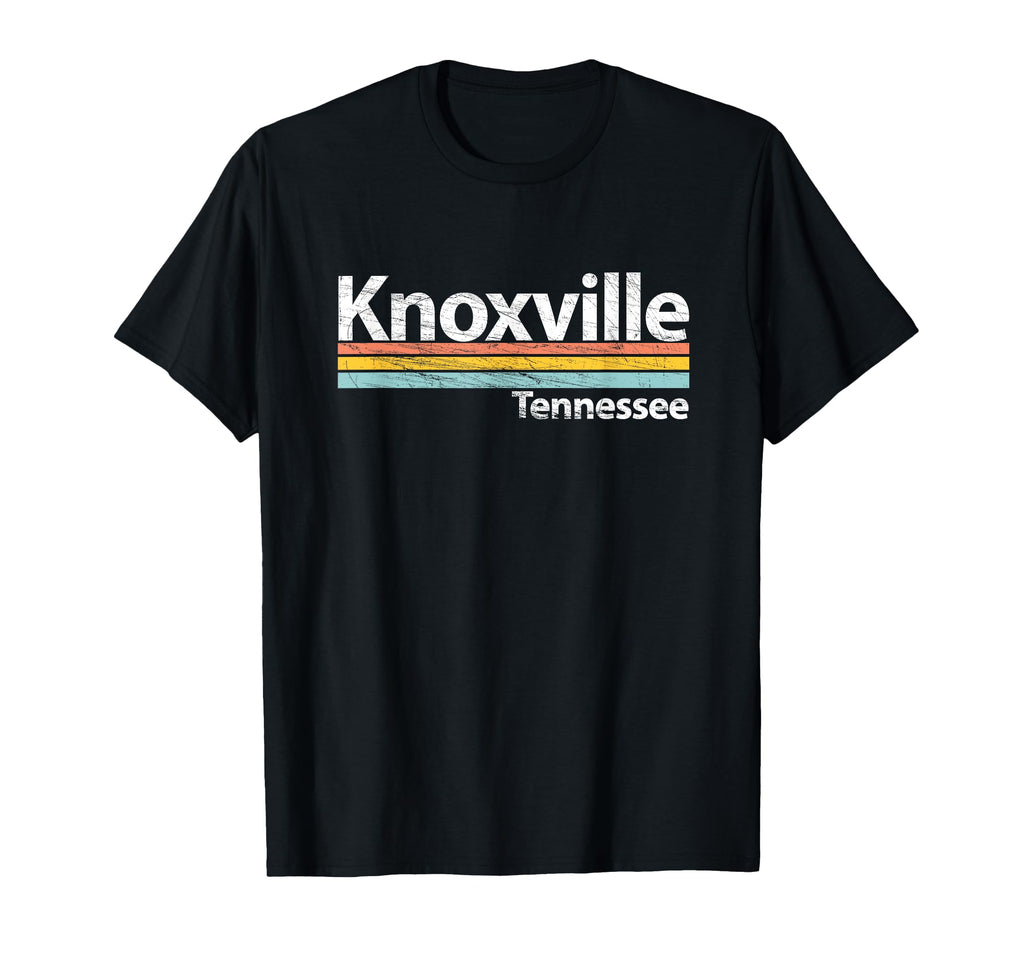 Knoxville Tennessee Worn Stripes T-Shirt - Graphic Print for Adults - T-Shirt, Sweatshirt, Hoodie