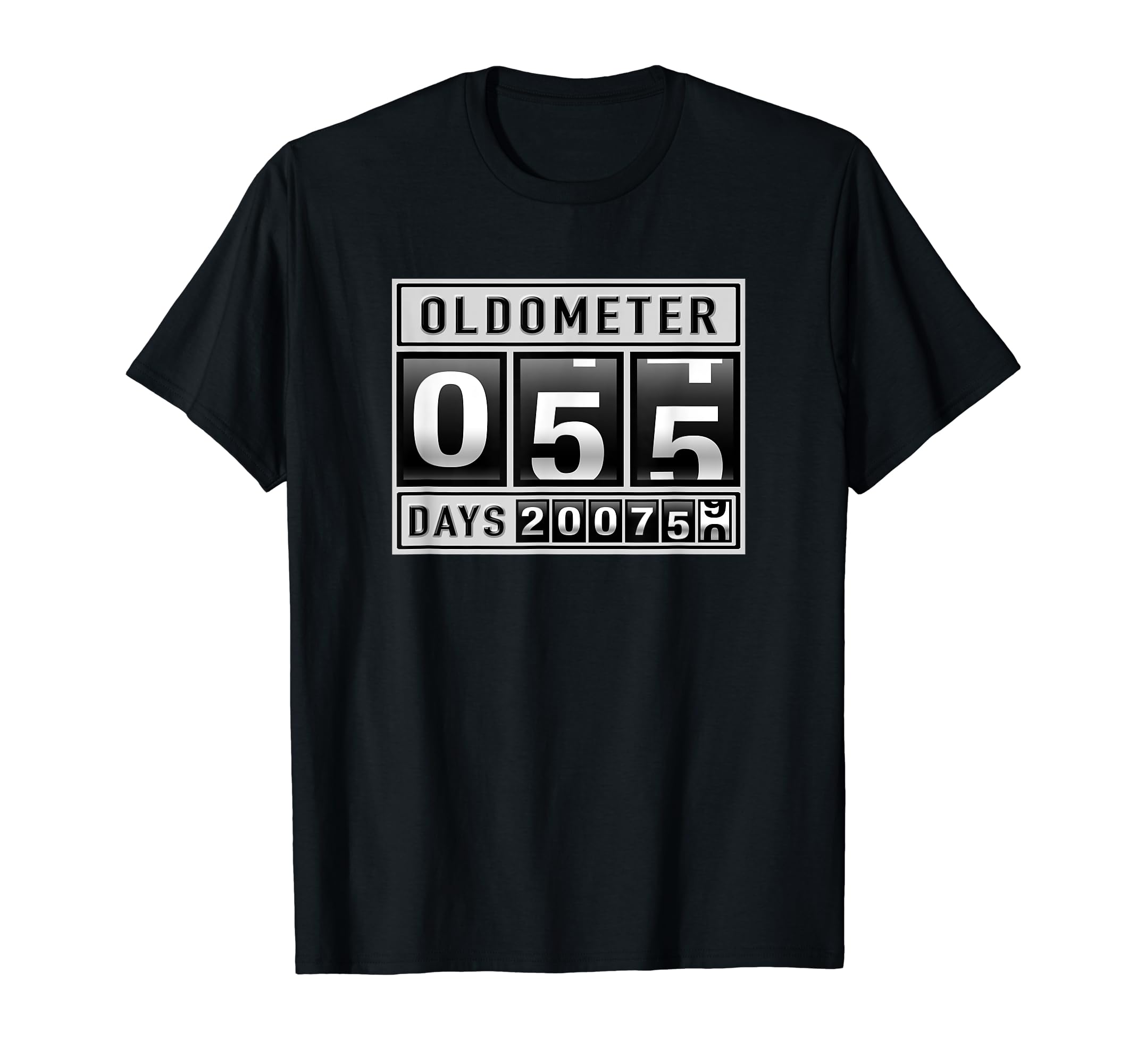 Oldometer Old Club 55Th Birthday T-Shirt - Custom Art Print for Adults - T-Shirt, Sweatshirt, Hoodie