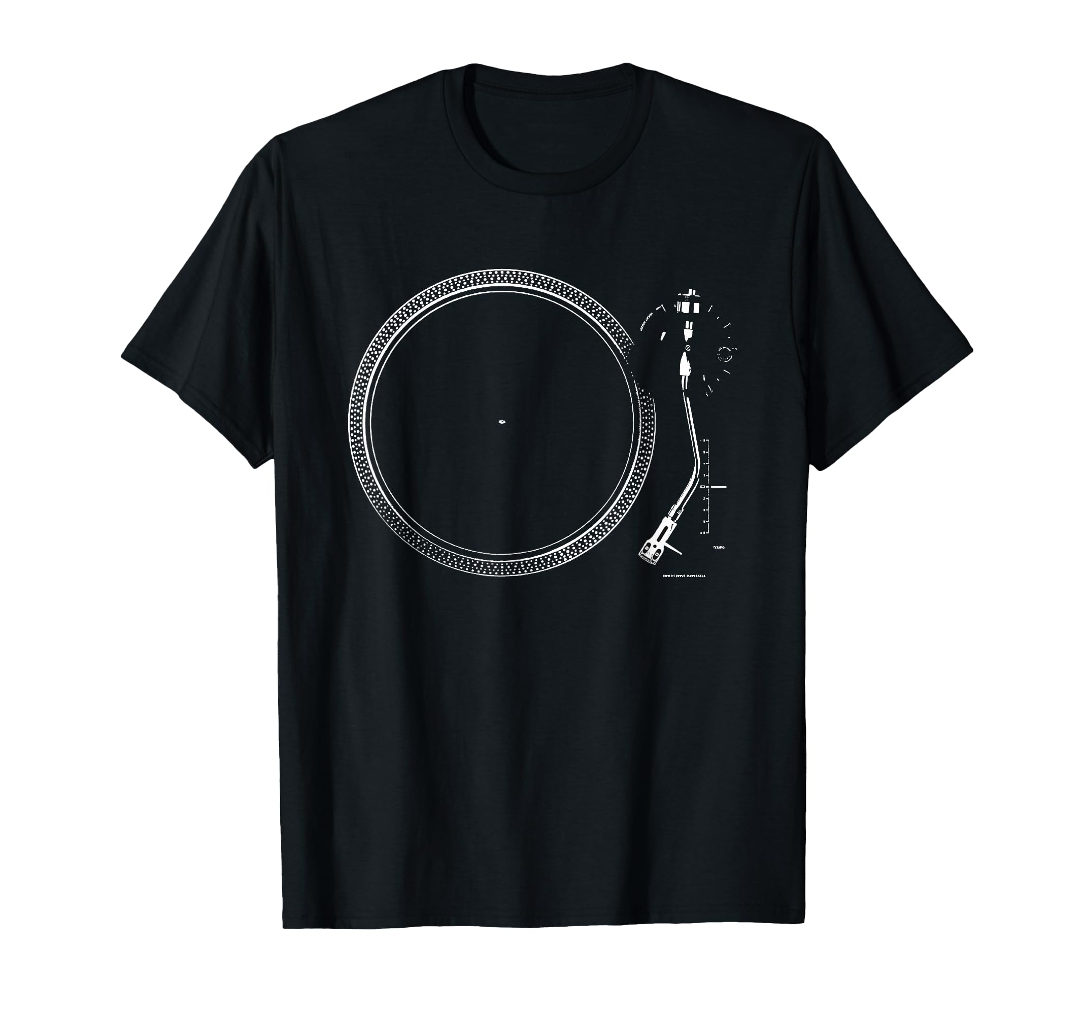 Turntable Audio Lp Vinyl Record T-Shirt - Minimalist Print for Adults - T-Shirt, Sweatshirt, Hoodie