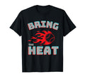 Baseball Bring Heat Fireball T-Shirt - Trendy Graphic Unisex - T-Shirt, Sweatshirt, Hoodie