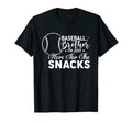 Baseball Brother Im Just Here Snack T-Shirt - Trendy Graphic for Adults - T-Shirt, Sweatshirt, Hoodie