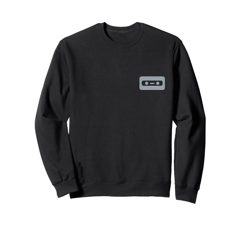 Cassette Tape Minimalist 90S Music Sweatshirt - Unique Graphic Unisex - T-Shirt, Sweatshirt, Hoodie