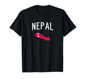 Nepal Flag Distressed T-Shirt - Unique Graphic Unisex - T-Shirt, Sweatshirt, Hoodie