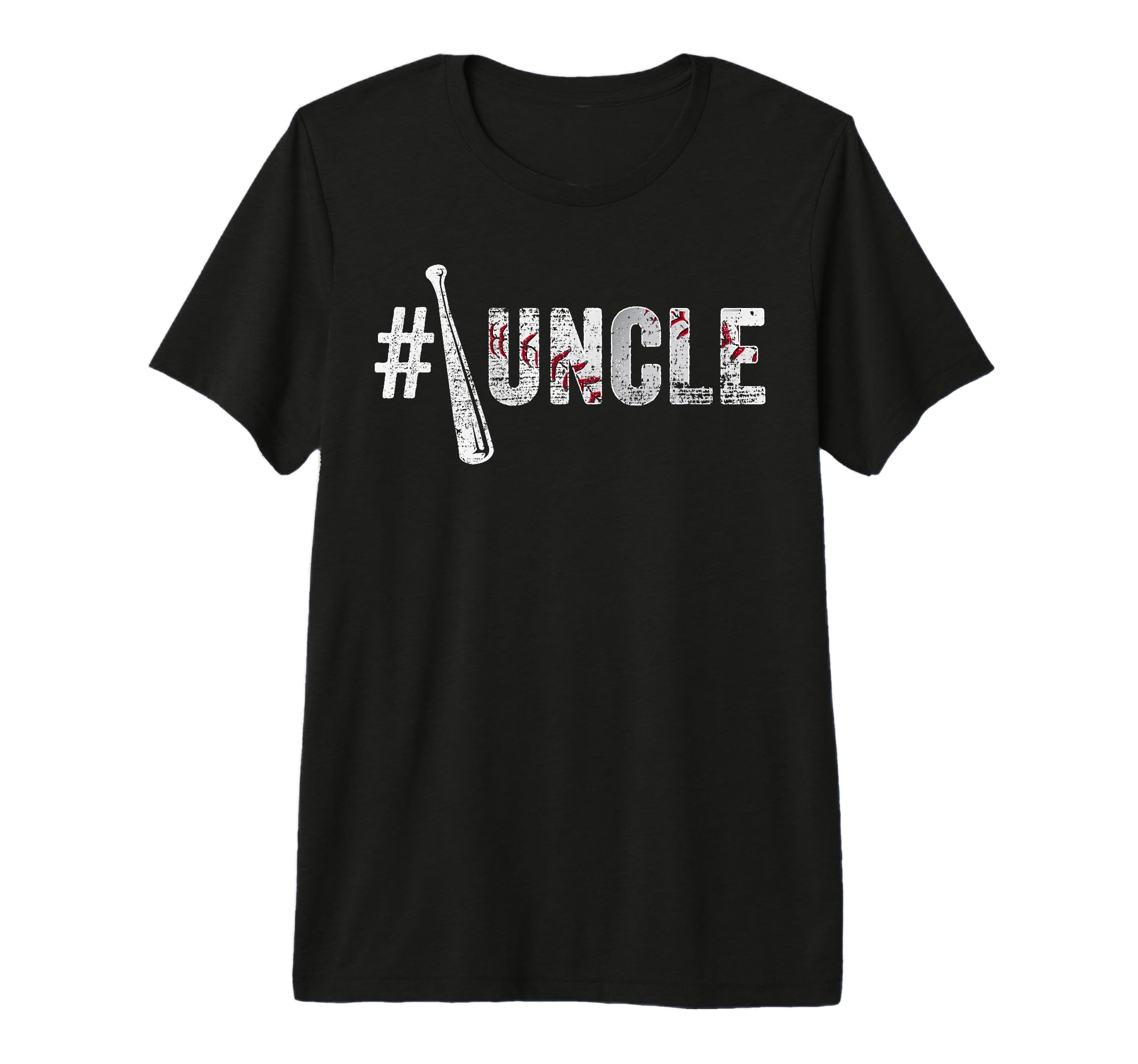 Number One Baseball Uncle Fathers Day T-Shirt - Unique Graphic for Adults - T-Shirt, Sweatshirt, Hoodie