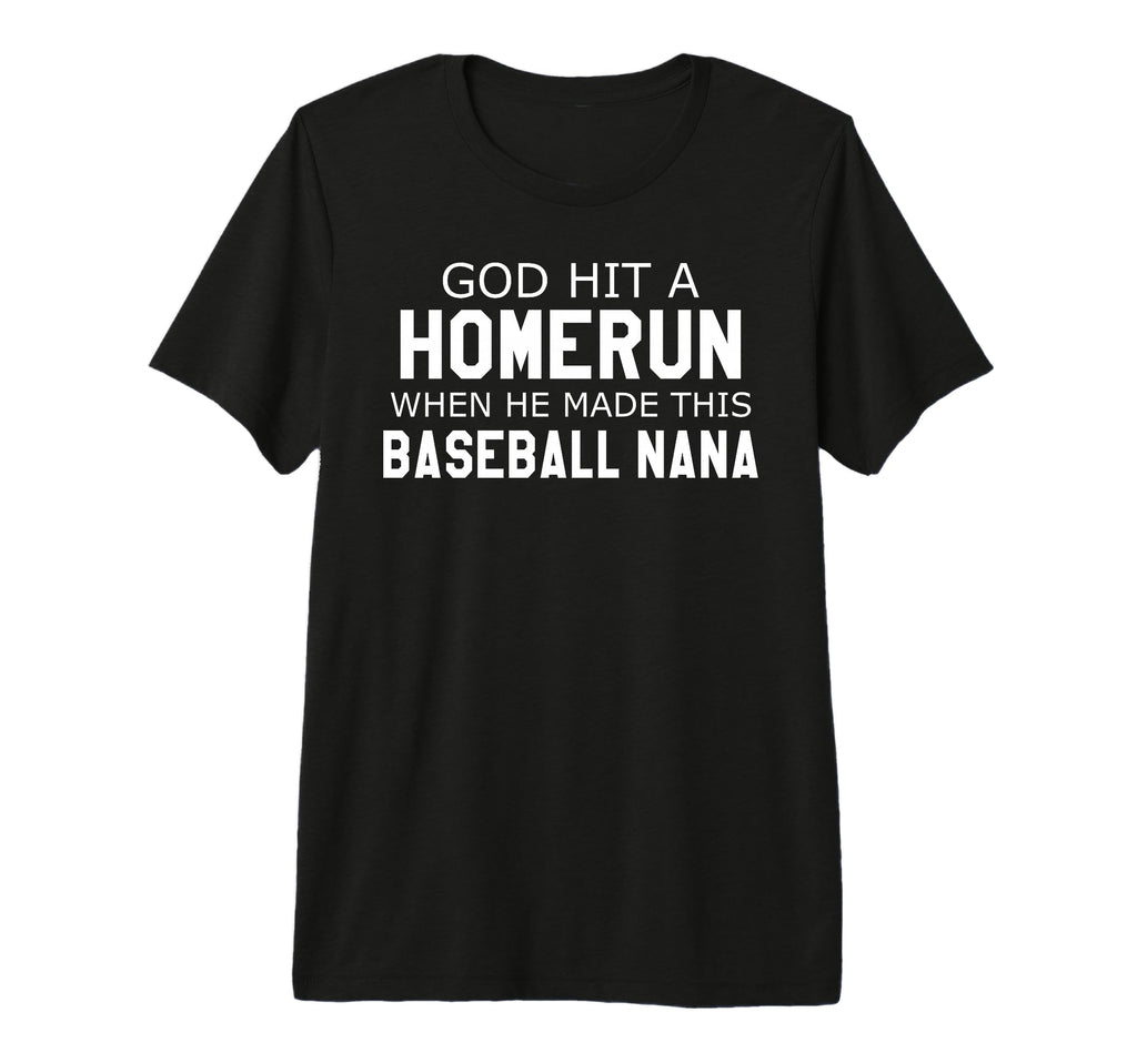 God Hit Homerun When He Made This T-Shirt - Graphic Print for Adults - T-Shirt, Sweatshirt, Hoodie